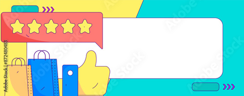 Virtual characters social communication concept business flat vector hand drawn illustration
