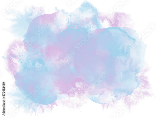 blue pink abstract watercolor background