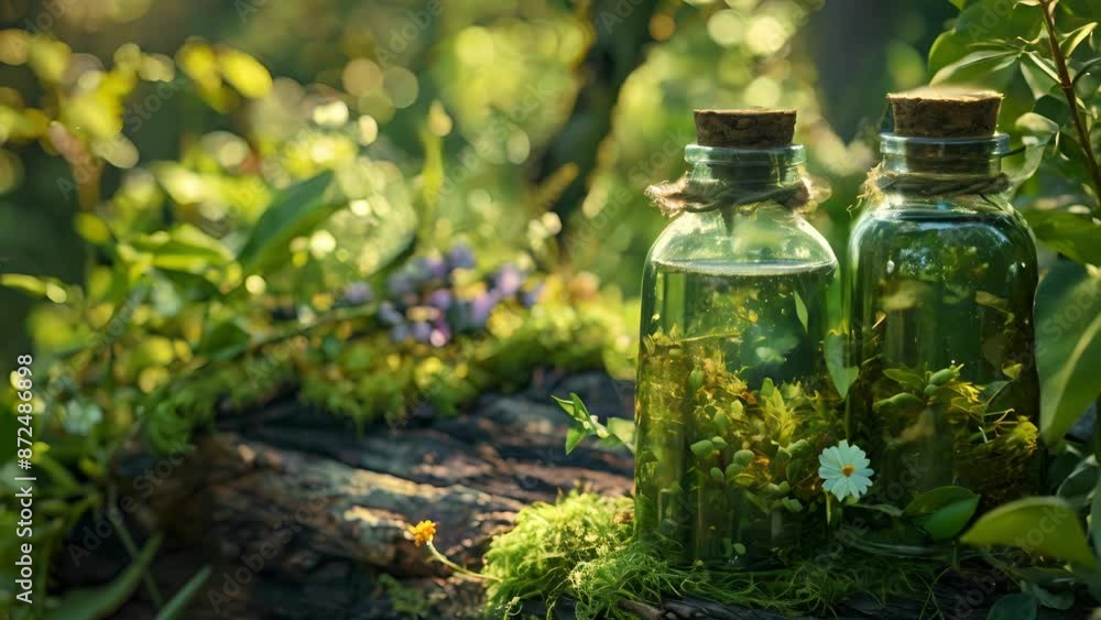 A restorative potion crafted with wildcrafted herbs and mosses gathered from the depths of ancient forests. A restorative potion crafted with wildcrafted herbs and mosses gathered from the depths of ancient forests.