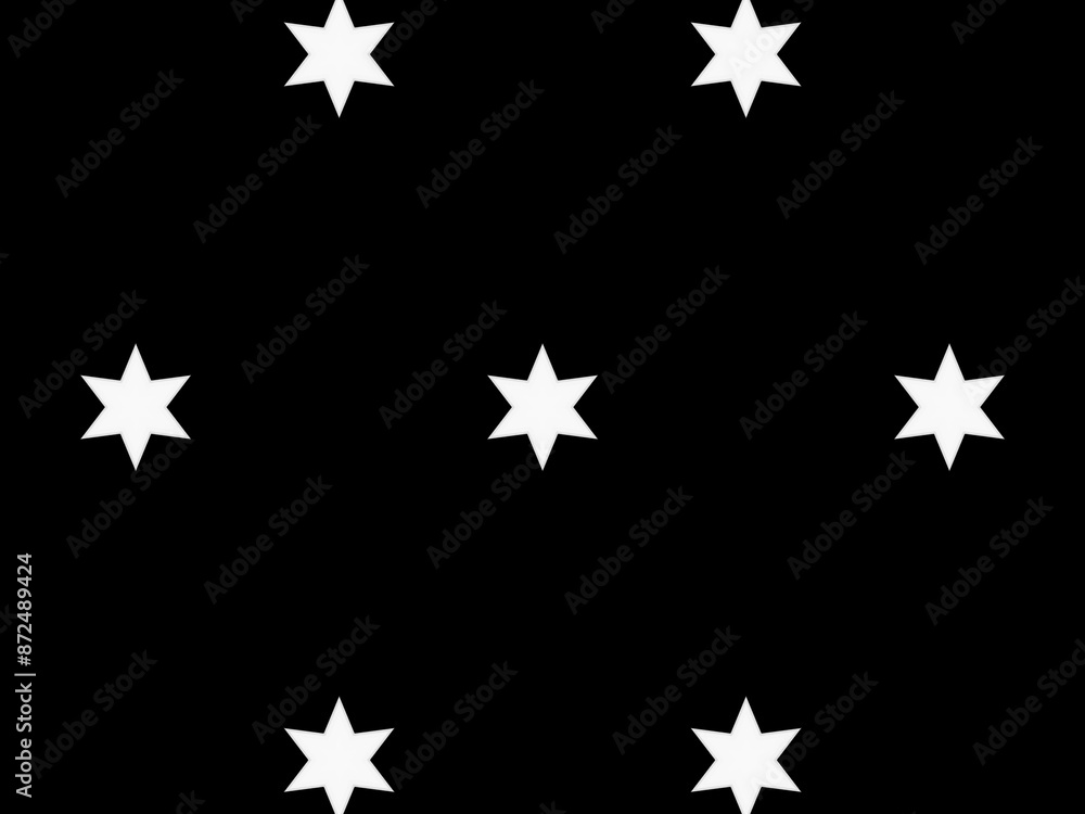 Abstract black background with white stars scattered across Abstract black background with white stars scattered across