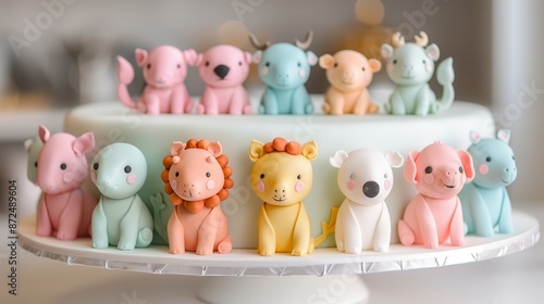 Cute Animal Cake Toppers.