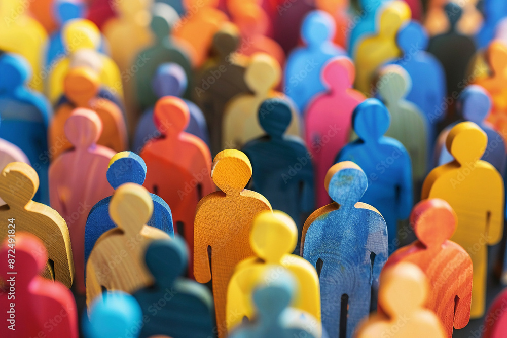 Fototapeta premium CRM for analyzing customer demographics