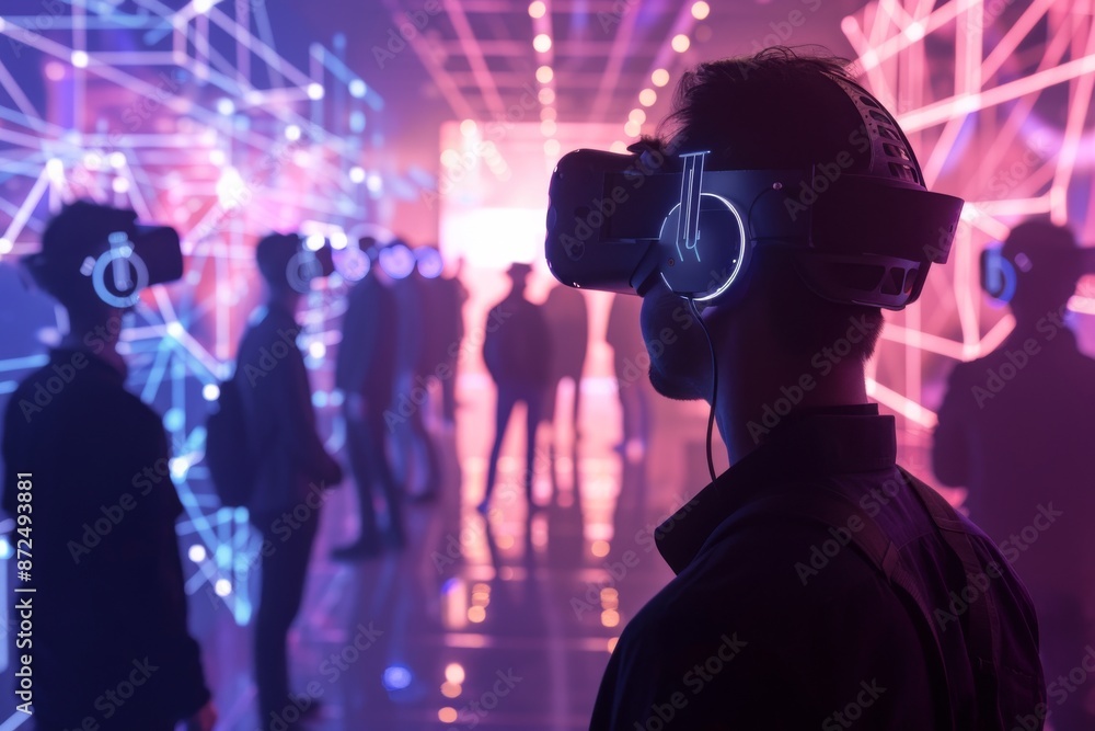 Virtual Reality Experience at a Futuristic Event Virtual Reality Experience at a Futuristic Event