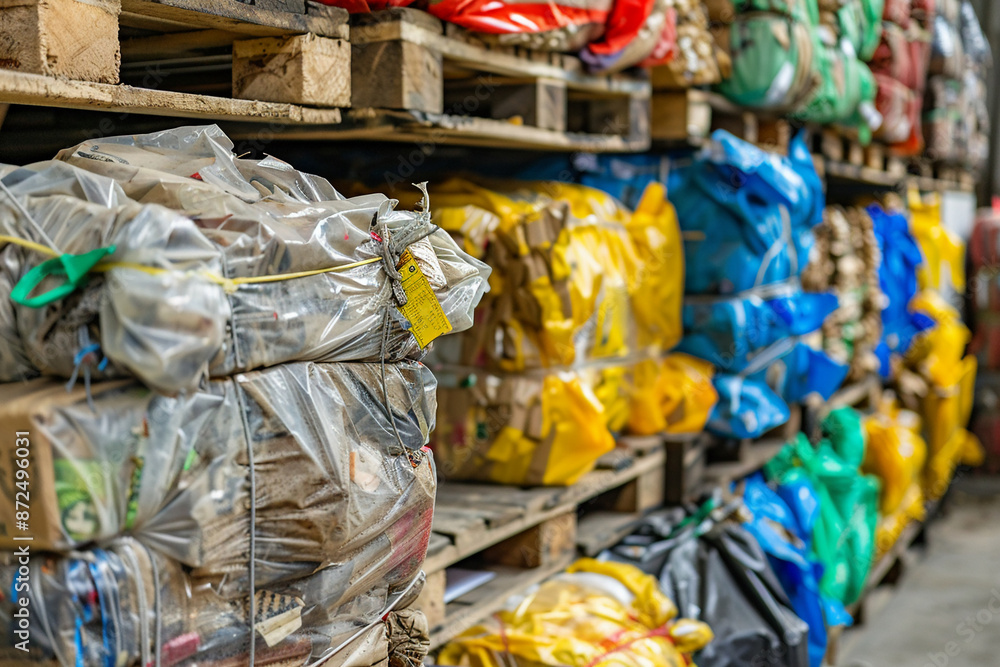 Fototapeta premium Packaging options for reducing packaging material waste