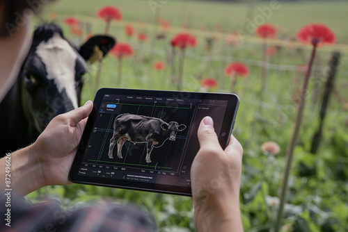 Tablet application for livestock health diagnostics