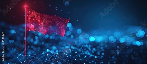 Red Flag on a Network of Lines