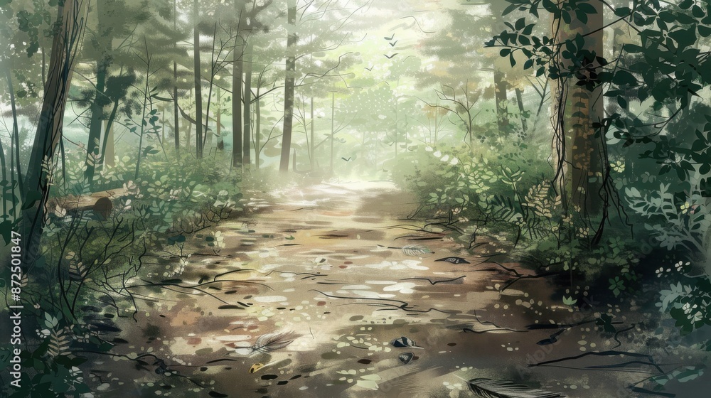 Obraz premium Low-angle perspective