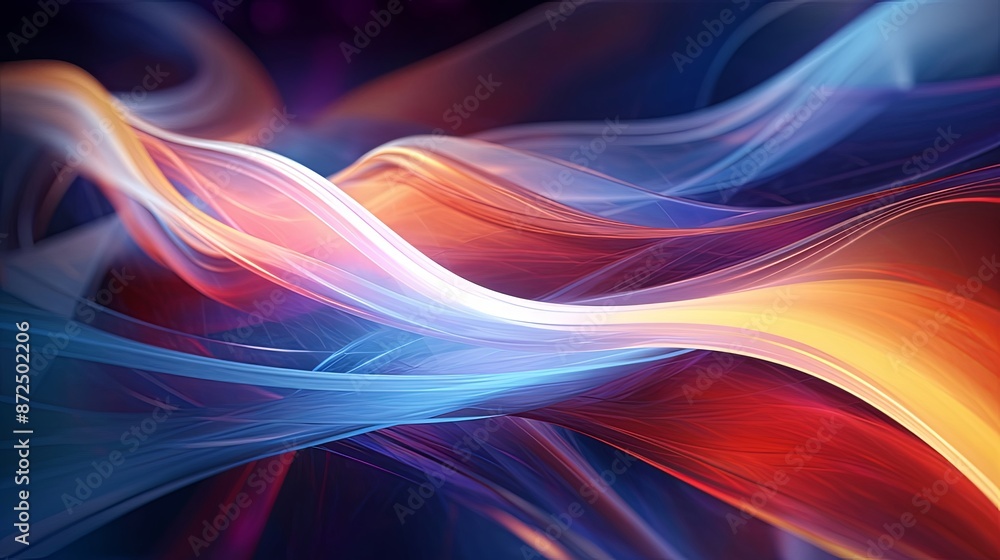 Naklejka premium abstract innovation background 4K waves and bright colors , High quality photo