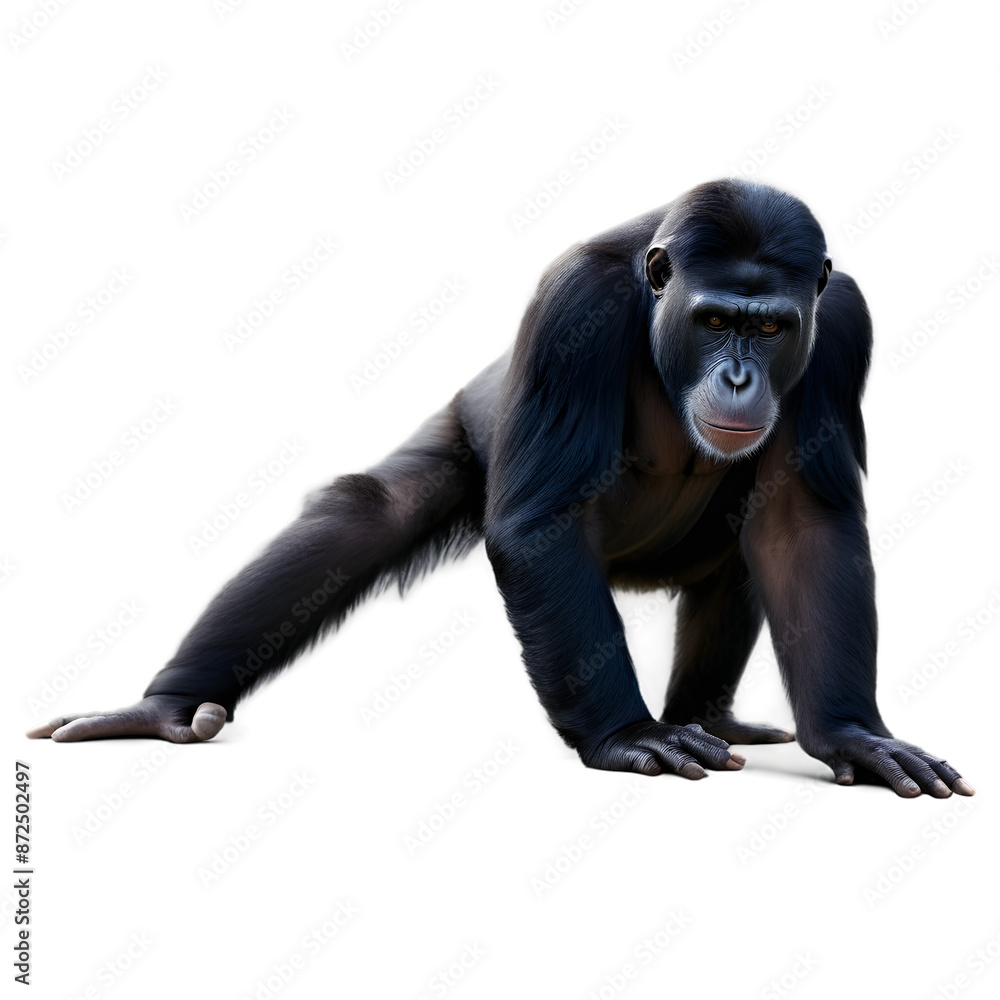 Ape isolated on transparent PNG background. Ape isolated on transparent PNG background.