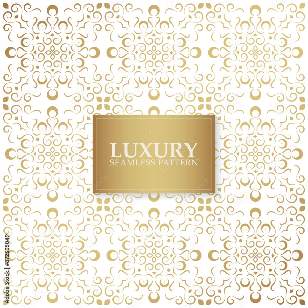 Luxury white ornament pattern design background Luxury white ornament pattern design background