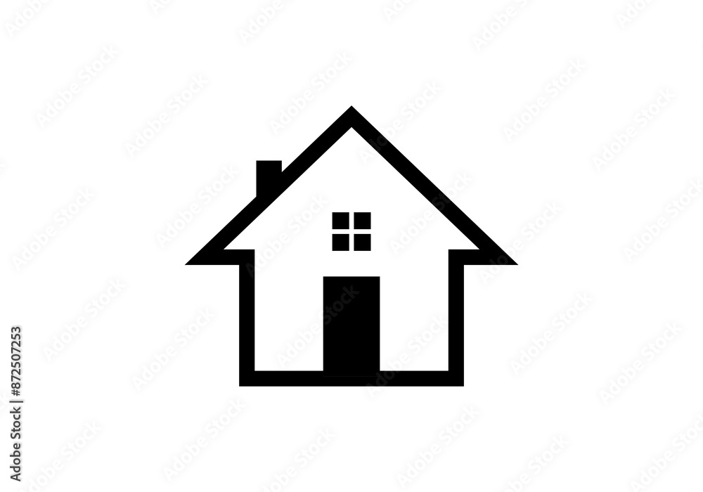 house icon logo template icon vector illustration house icon logo template icon vector illustration