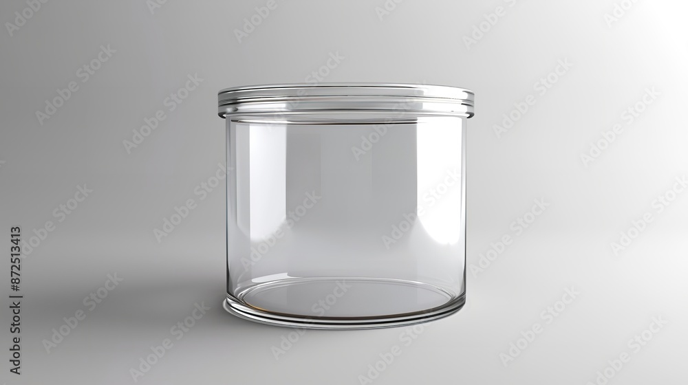 Empty Glass Container on White Background (PNG, 8K)
Empty Glass Container on White Background (PNG, 8K)