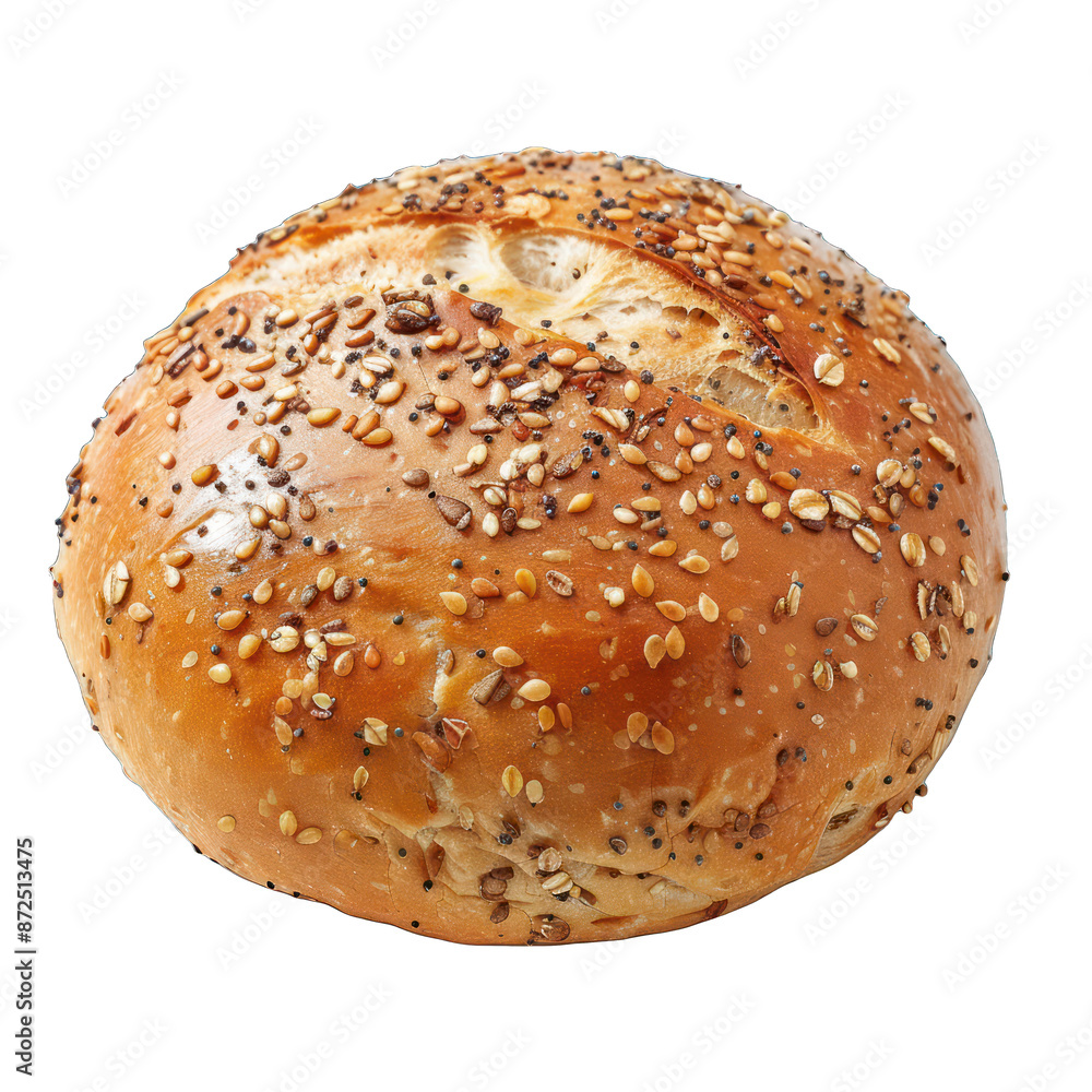 loaf of bread isolated on a White Background loaf of bread isolated on a White Background