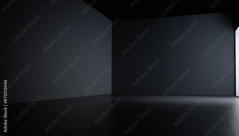 dark black studio background with light from above. leather texture backdrop for design. space for selling products dark black studio background with light from above. leather texture backdrop for design. space for selling products