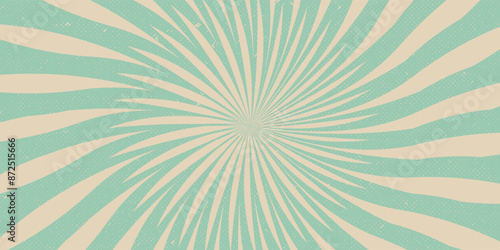 Abstract retro rays grunge background, vector ilustration.