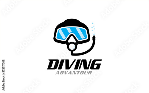 Illustration graphic vector of scuba diving logo design template