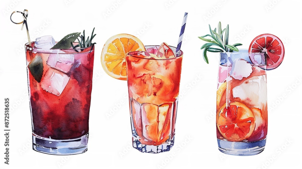 Cocktail Party Banner: Watercolor Hand-Drawn Illustration
Cocktail Party Banner: Watercolor Hand-Drawn Illustration
