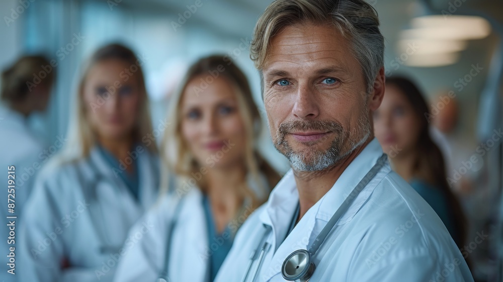 Group of Doctors in Hospital - Generative AI Group of Doctors in Hospital - Generative AI