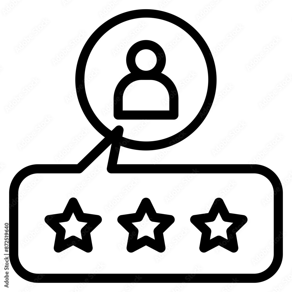 customer review icon, quality rating, feedback, stars symbol on white background. customer review icon, quality rating, feedback, stars symbol on white background.
