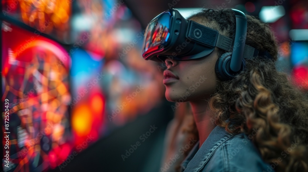 Virtual Reality Experience - Immersed in Digital World - Generative AI Virtual Reality Experience - Immersed in Digital World - Generative AI