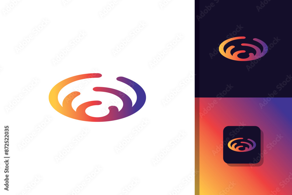 stadium nest logo design vector template stadium nest logo design vector template