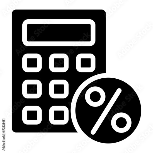 Calculator icon. Accounting calculator icon. calculator vector