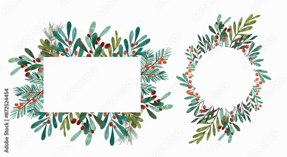 christmas frame vector christmas frame vector