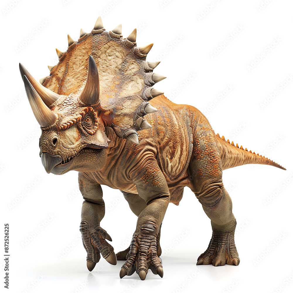 Fototapeta premium Sinoceratops isolated on white background