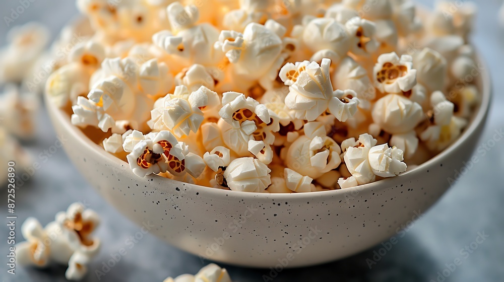 A bowl of freshly popped popcorn, perfect for movie nights and snack time. Light, fluffy, and delicious, ready to be enjoyed anytime. A bowl of freshly popped popcorn, perfect for movie nights and snack time. Light, fluffy, and delicious, ready to be enjoyed anytime.