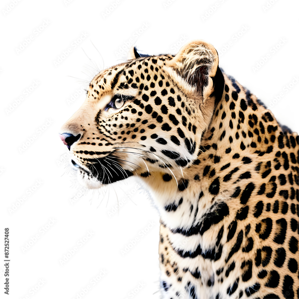 Full leopard isolated on transparent PNG background. Full leopard isolated on transparent PNG background.