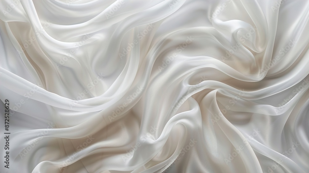White abstract silk background White abstract silk background