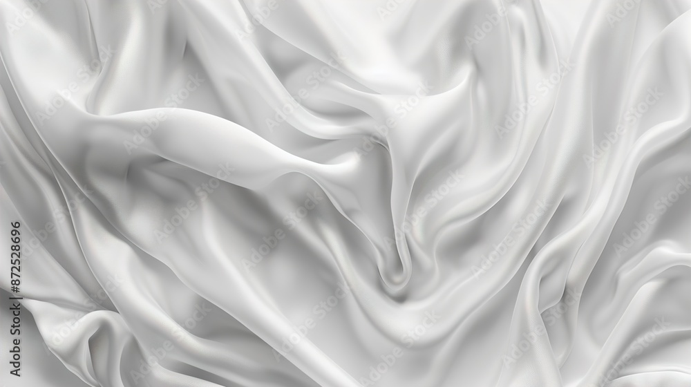 Obraz premium White abstract silk background