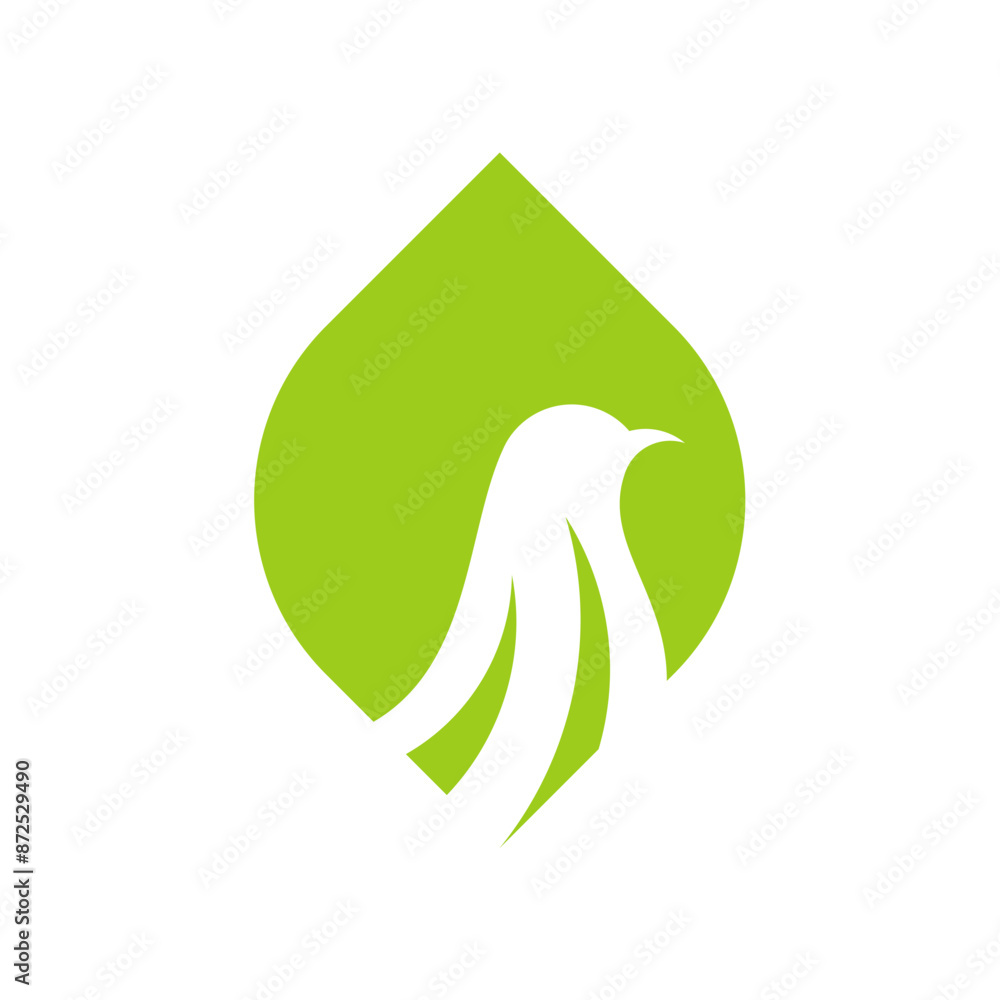 vector bird logo design using the latest very unique leaf concept vector bird logo design using the latest very unique leaf concept