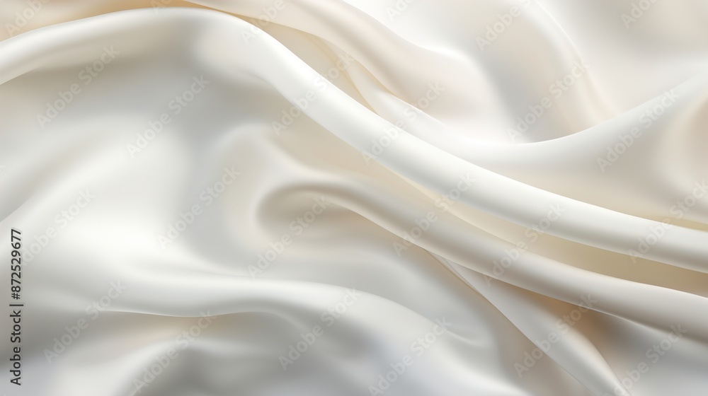 Obraz premium White abstract silk background