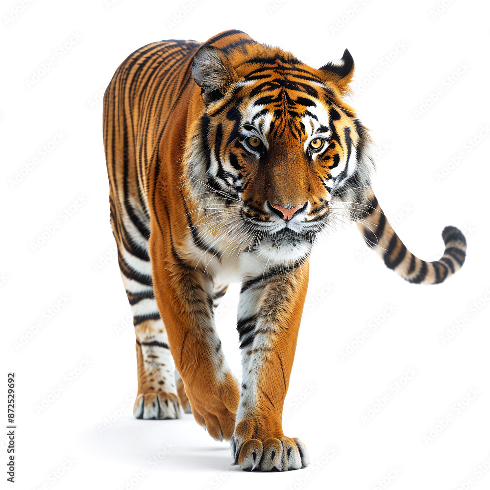 Obraz premium Confident Tiger Teacher Standing with Professional Expertise