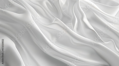 White abstract silk background