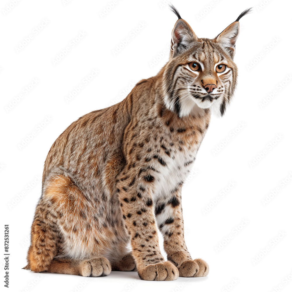 Serious Bobcat Lawyer in Formal Attire