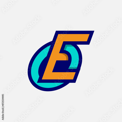 Free Download Initial Letter EO or OE Logo, Monogram Logo letter E with O combination, design logo template element, vector illustration - GFXLoad