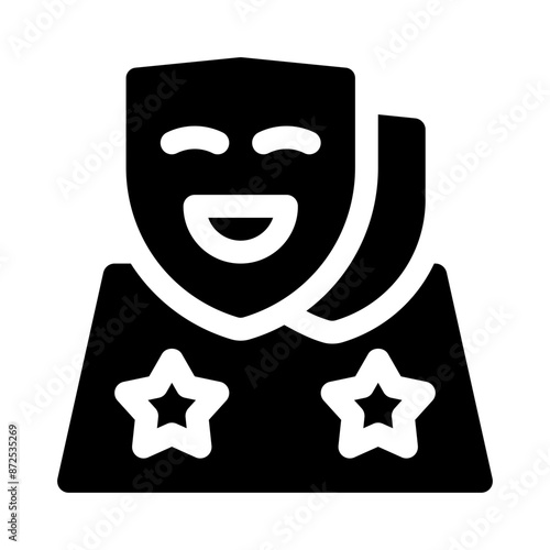 theater glyph icon