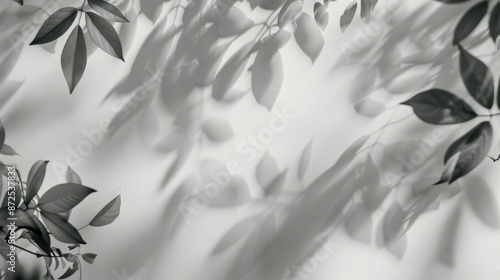 Soft grey shadow pattern on a light background, creating a gentle and elegant texture