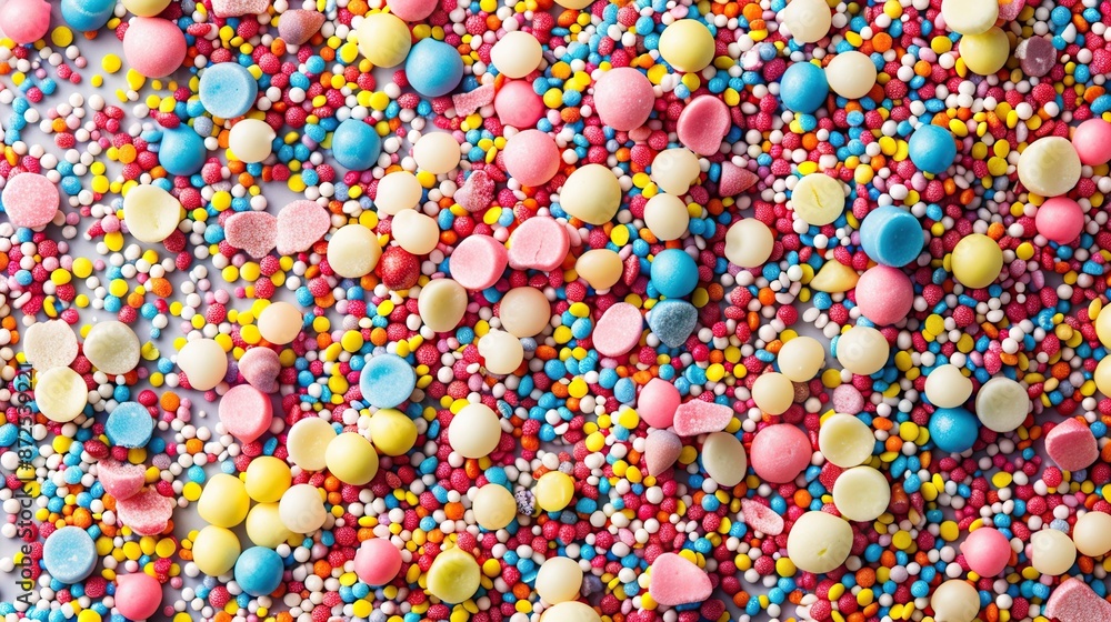 Colorful Sprinkles Background Colorful Sprinkles Background
