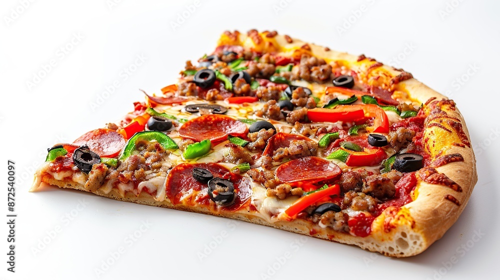 Delicious Pepperoni Pizza Slice Delicious Pepperoni Pizza Slice
