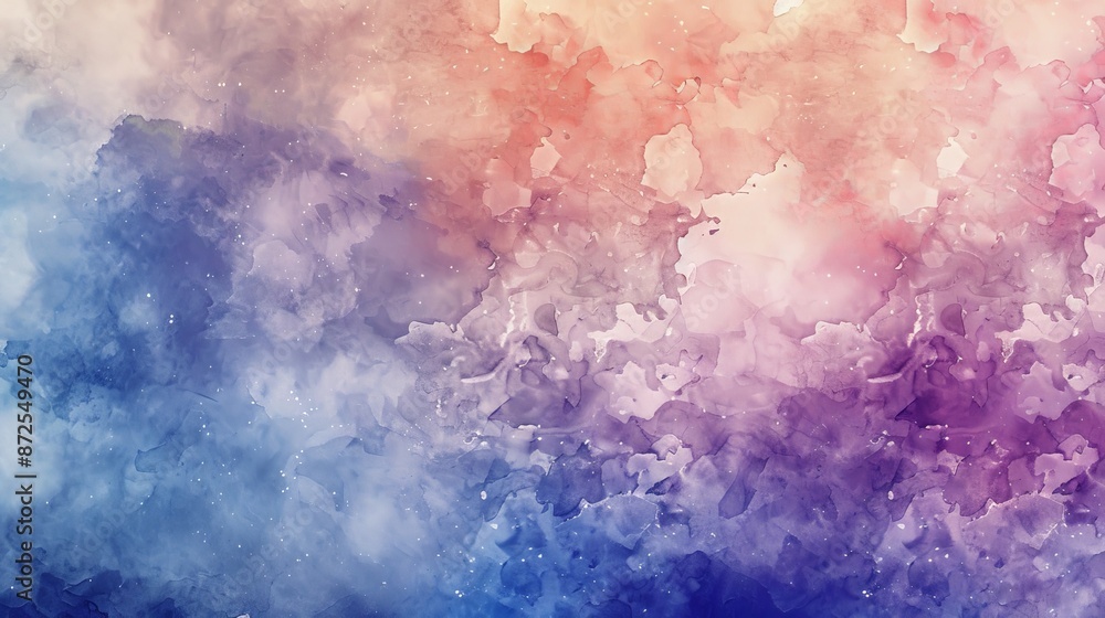 Fototapeta premium Abstract Watercolor Galaxy Background