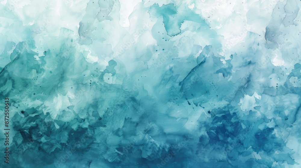 Abstract Watercolor Background in Blue Hues Abstract Watercolor Background in Blue Hues