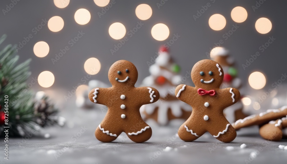 Photo beautiful festive christmas gingerbread made by hand Photo beautiful festive christmas gingerbread made by hand