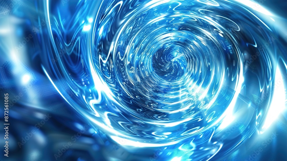 Fototapeta premium Spiral technology concept background