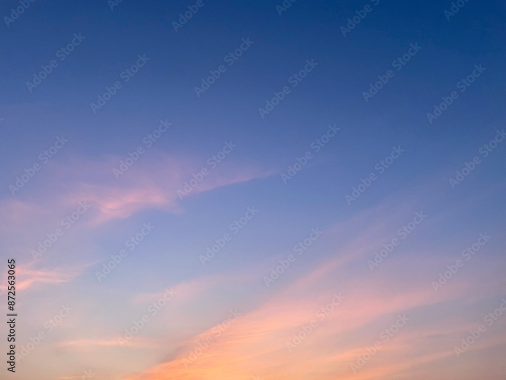 Obraz premium sunset sky with clouds