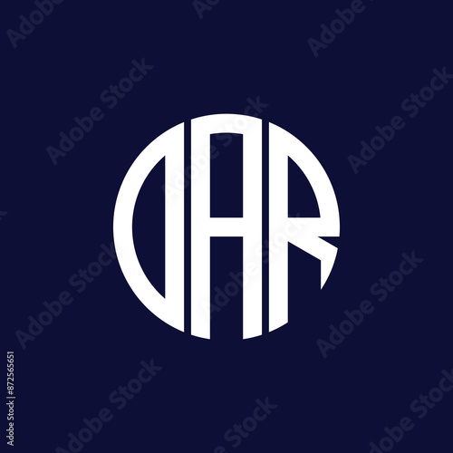 dar and oar circle logo design