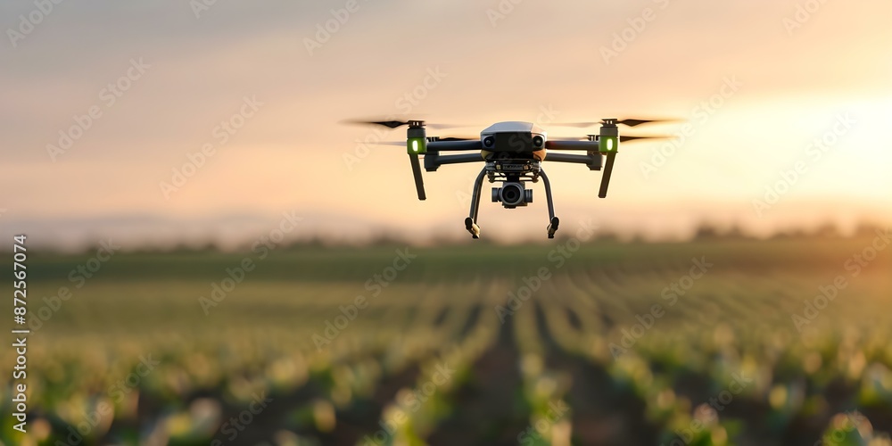 Maximizing Crop Yields and Efficiency Through an AI-Driven Precision Farming System. Concept Precision Farming, Crop Yields, Efficiency, AI Technology, Agriculture Innovation, Maximizing Crop Yields and Efficiency Through an AI-Driven Precision Farming System. Concept Precision Farming, Crop Yields, Efficiency, AI Technology, Agriculture Innovation,