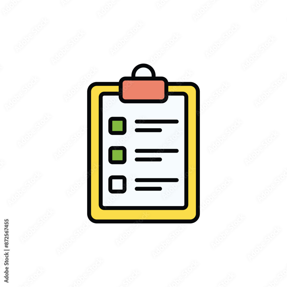 Test icon design with white background stock illustration Test icon design with white background stock illustration